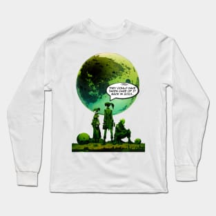 Peace on Earth No. 5: Goodwill Toward Humans "They Could Have Taken Care of it Back in 2023" Long Sleeve T-Shirt